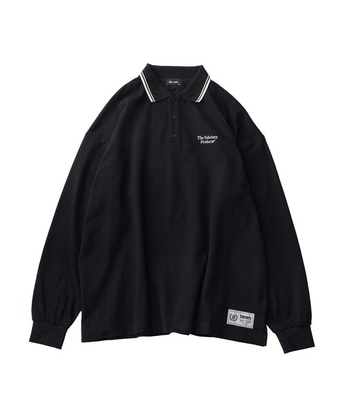 Subciety(サブサエティ)の「Seed stitch polo shirt(ポロシャツ・メンズ・ネイビー/ブラック/チャコールグレー・SMALL/MEDIUM/LARGE/X-LARGE)」の17枚目の写真
