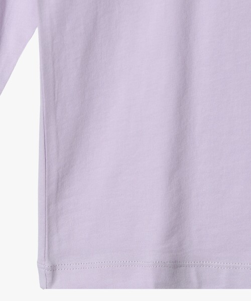agnes b.（アニエスベー）の「キッズ ロゴ ハート プリント コットン 長袖 Tシャツ（Tシャツ/カットソー・キッズ・パープル系その他・8YEAR/4YEAR/6YEAR/12YEAR/10YEAR）」の3枚目の写真