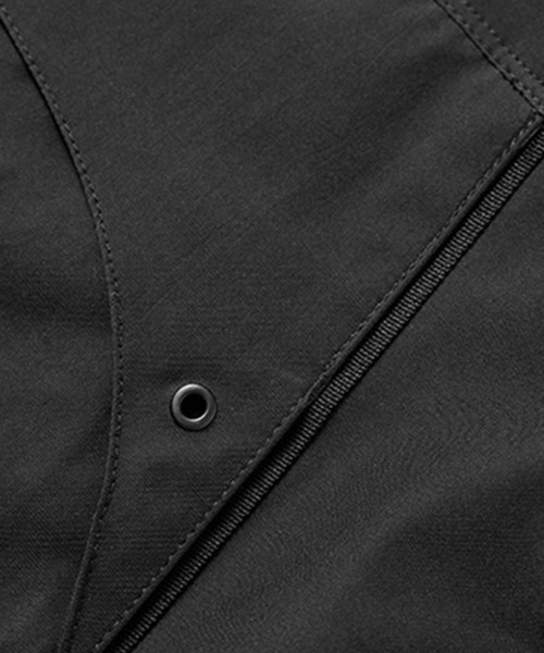 CALIFORNIA OUTFITTERS(カリフォルニア アウトフィッターズ)の「12A6-SZ ライトシェル フーデッド ジップジャケット(ブルゾン・メンズ・ブラック・XL/L/M/S/3XL/XXL)」の4枚目の写真