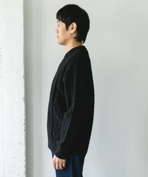 セール】アランニットクルーネックプルオーバー（ニット/セーター