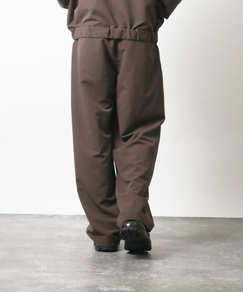 NYLAUS(ナイラス)の「【Nylaus】ワンタック センタープレス ワイドパンツ スラックス デニムパンツ セットアップ対応(その他パンツ・メンズ・ブラウン/インディゴブルー/ブラック系その他/ブラック・L/M)」の13枚目の写真