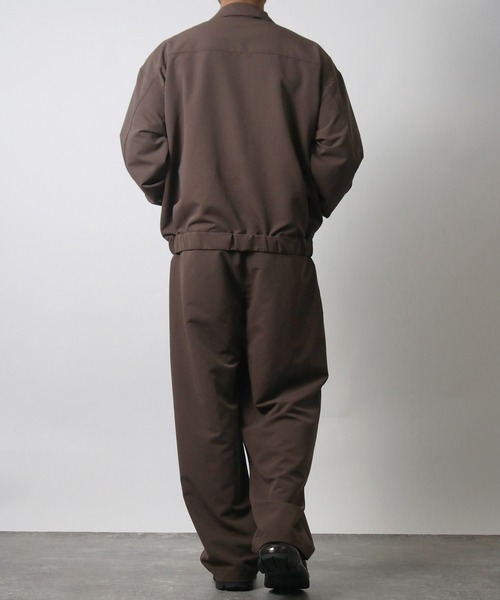 NYLAUS(ナイラス)の「【Nylaus】ワンタック センタープレス ワイドパンツ スラックス デニムパンツ セットアップ対応(その他パンツ・メンズ・ブラウン/インディゴブルー/ブラック系その他/ブラック・L/M)」の17枚目の写真