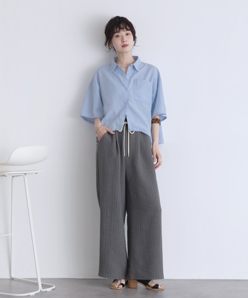 Yeoun（ヨウン）の「ストライプイージーパンツ（その他パンツ・レディース・ベージュ系/グレー系・L/M）」の21枚目の写真