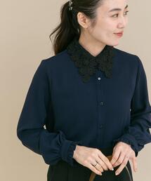URBAN RESEARCH ROSSO WOMEN | 『WEB/一部店舗限定』レースカラーブラウス(シャツ/ブラウス)