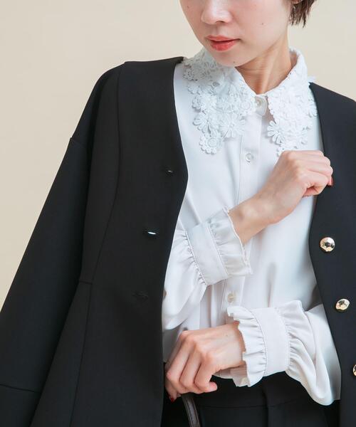 WEB/一部店舗限定』レースカラーブラウス（シャツ/ブラウス）｜URBAN