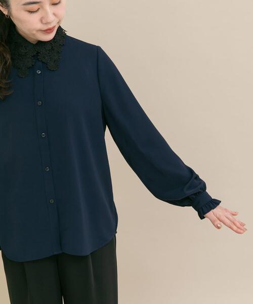 セール】『WEB/一部店舗限定』レースカラーブラウス（シャツ/ブラウス