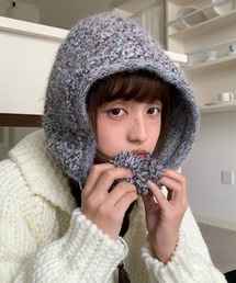 Vipoa | Pompom mix kint cap(ネックウォーマー/スヌード)