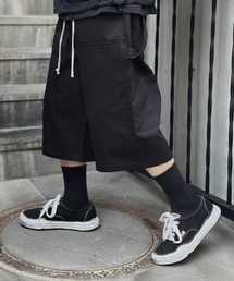 CLACO（クラコ）の「パート8コットンカーペンターバミューダパンツ（ブラック）（その他パンツ）」