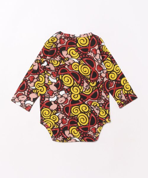 HYSTERIC MINI（ヒステリックミニ）の「HYS MINI JAM PACK総柄 長袖ロンパース（ロンパース・キッズ・マルチ・80/70）」の2枚目の写真