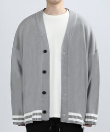 VERYVAIN（ベリベーン）の「BORDER OVER CARDIGAN (GRAY)（カーディガン/ボレロ）」