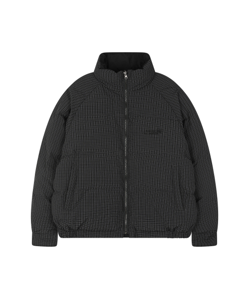 SUNDAY FRUIT MARKET(サンデーフルーツマーケット)の「CHECK REVERSIBLE DOWN PUFFER NAVY(ダウンジャケット/コート・レディース・その他・S/M/L)」の2枚目の写真