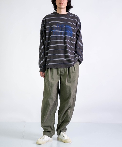 THE NORTH FACE PURPLE LABEL] Field Long Sleeve Striped Tee