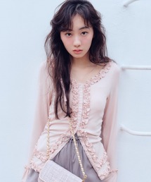 FURFUR（ファーファー）の「【WEB限定カラー】フリルカーディガン（カーディガン/ボレロ）」