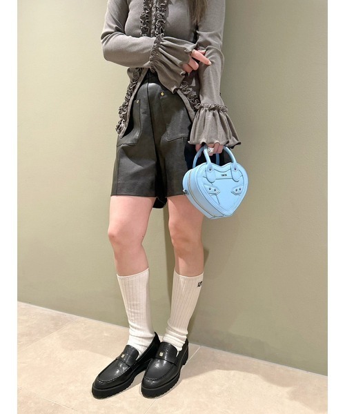 FURFUR(ファーファー)の「【WEB限定カラー】フリルカーディガン(カーディガン/ボレロ・レディース・グレー/ブラック/ライトピンク/ライトブルー/ホワイト/レッド・F)」の17枚目の写真