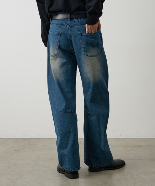 COLONY 2139（コロニートゥーワンスリーナイン）の「ヴィンテージライクカーブフレアデニムパンツ（デニムパンツ・メンズ・ブルー/ブラック/サックスブルー・SMALL/MEDIUM/LARGE）」の22枚目の写真