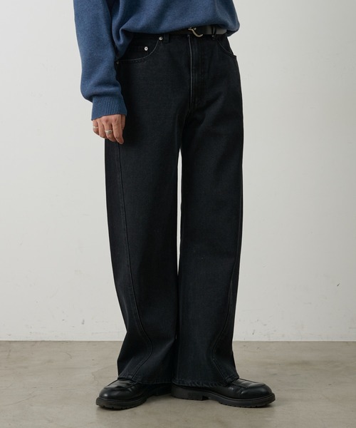 COLONY 2139（コロニートゥーワンスリーナイン）の「ヴィンテージライクカーブフレアデニムパンツ（デニムパンツ・メンズ・ブルー/ブラック/サックスブルー・SMALL/MEDIUM/LARGE）」の7枚目の写真
