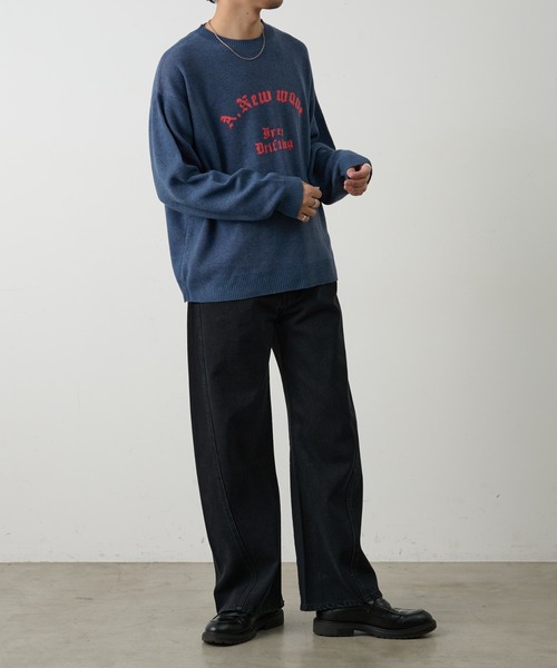 COLONY 2139（コロニートゥーワンスリーナイン）の「ヴィンテージライクカーブフレアデニムパンツ（デニムパンツ・メンズ・ブルー/ブラック/サックスブルー・SMALL/MEDIUM/LARGE）」の11枚目の写真