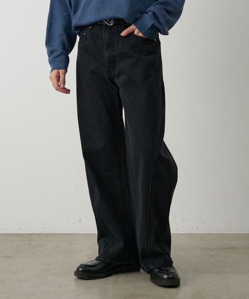 COLONY 2139（コロニートゥーワンスリーナイン）の「ヴィンテージライクカーブフレアデニムパンツ（デニムパンツ・メンズ・ブルー/ブラック/サックスブルー・SMALL/MEDIUM/LARGE）」の5枚目の写真