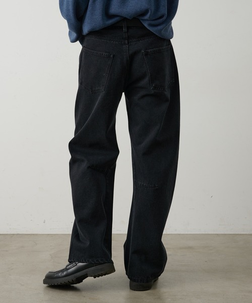COLONY 2139（コロニートゥーワンスリーナイン）の「ヴィンテージライクカーブフレアデニムパンツ（デニムパンツ・メンズ・ブルー/ブラック/サックスブルー・SMALL/MEDIUM/LARGE）」の6枚目の写真
