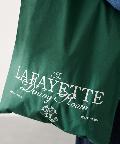 FRAMeWORK（フレームワーク）の「GIFT SHOP 別注トートバッグ（トートバッグ・レディース・ブラック/グリーン・FREE）」の12枚目の写真