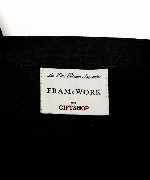 FRAMeWORK（フレームワーク）の「GIFT SHOP 別注トートバッグ（トートバッグ・レディース・ブラック/グリーン・FREE）」の18枚目の写真