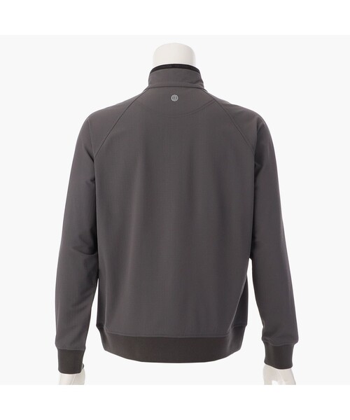 BRIEFING（ブリーフィング）の「【BRIEFING GOLF／ブリーフィングゴルフ】MS STORMFLEECE HALFZIP TOP（ブルゾン・メンズ・ブラック/ライトグレー/チャコール・L）」の4枚目の写真