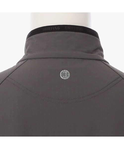BRIEFING（ブリーフィング）の「【BRIEFING GOLF／ブリーフィングゴルフ】MS STORMFLEECE HALFZIP TOP（ブルゾン・メンズ・ブラック/ライトグレー/チャコール・L）」の5枚目の写真