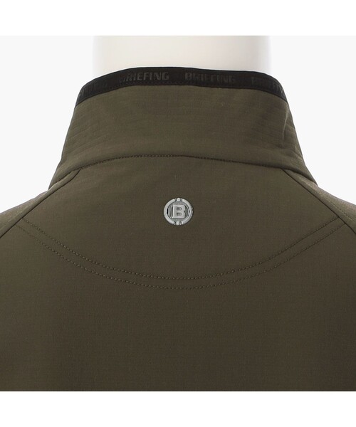 BRIEFING（ブリーフィング）の「【BRIEFING GOLF／ブリーフィングゴルフ】MS STORMFLEECE HALFZIP TOP（ブルゾン・メンズ・ブラック/ライトグレー/チャコール・L）」の14枚目の写真