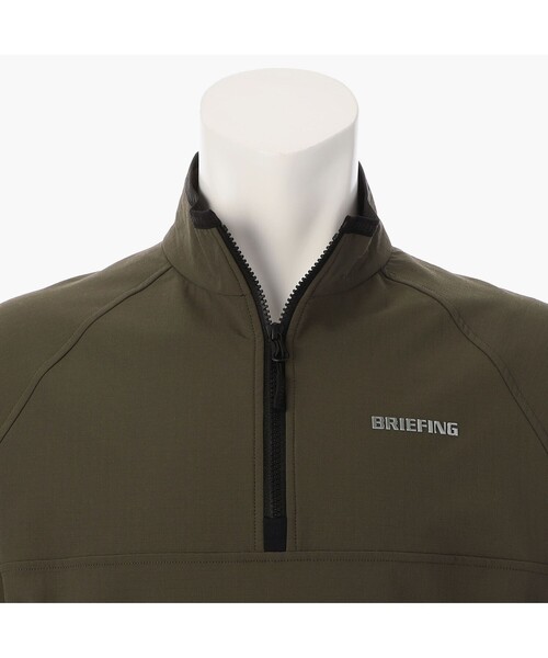 BRIEFING（ブリーフィング）の「【BRIEFING GOLF／ブリーフィングゴルフ】MS STORMFLEECE HALFZIP TOP（ブルゾン・メンズ・ブラック/ライトグレー/チャコール・L）」の15枚目の写真