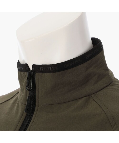 BRIEFING（ブリーフィング）の「【BRIEFING GOLF／ブリーフィングゴルフ】MS STORMFLEECE HALFZIP TOP（ブルゾン・メンズ・ブラック/ライトグレー/チャコール・L）」の16枚目の写真