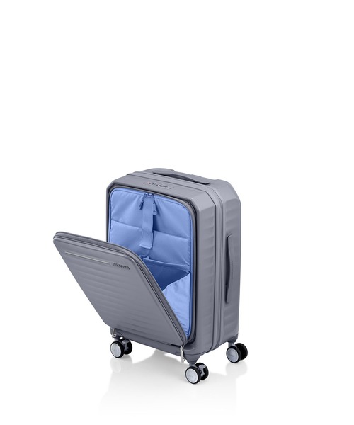 AMERICAN TOURISTER(アメリカンツーリスター)の「アメリカンツーリスター FRONTEC スピナー61 エキスパンダブル クールグレー(スーツケース/キャリーバッグ・メンズ・グレー・M)」の8枚目の写真