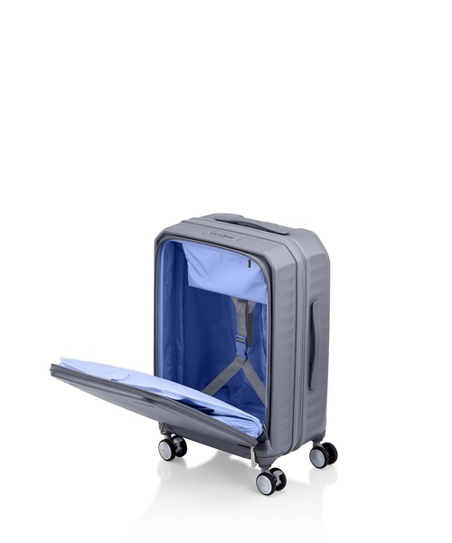 AMERICAN TOURISTER(アメリカンツーリスター)の「アメリカンツーリスター FRONTEC スピナー61 エキスパンダブル クールグレー(スーツケース/キャリーバッグ・メンズ・グレー・M)」の7枚目の写真
