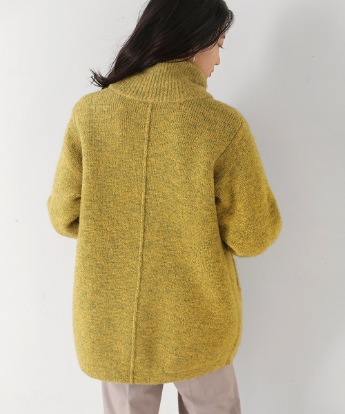 Bou Jeloud（ブージュルード）の「シャギーニットジップコート（その他アウター・レディース・グリーン・FREE）」の10枚目の写真