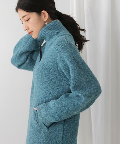 Bou Jeloud（ブージュルード）の「シャギーニットジップコート（その他アウター・レディース・グリーン・FREE）」の17枚目の写真