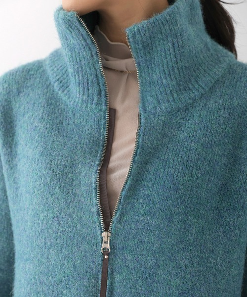 Bou Jeloud（ブージュルード）の「シャギーニットジップコート（その他アウター・レディース・グリーン・FREE）」の21枚目の写真