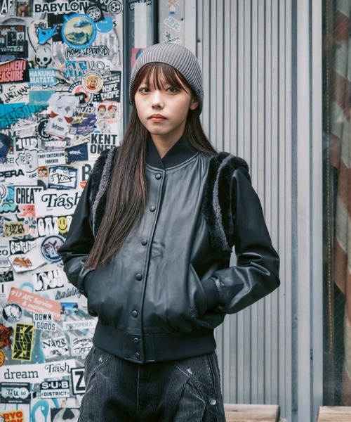 LAMB LEATHER STADIUM JACKET（テーラードジャケット）｜KOWGA（コウガ