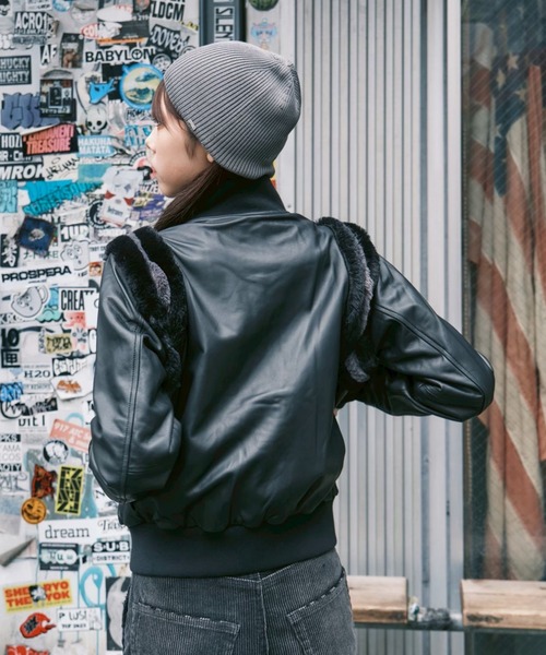 LAMB LEATHER STADIUM JACKET（テーラードジャケット）｜KOWGA（コウガ