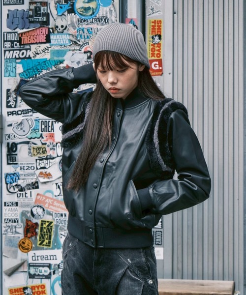 LAMB LEATHER STADIUM JACKET（テーラードジャケット）｜KOWGA（コウガ