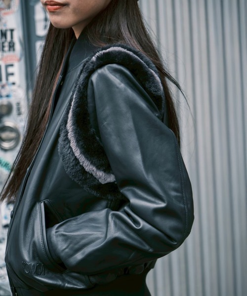 LAMB LEATHER STADIUM JACKET（テーラードジャケット）｜KOWGA（コウガ