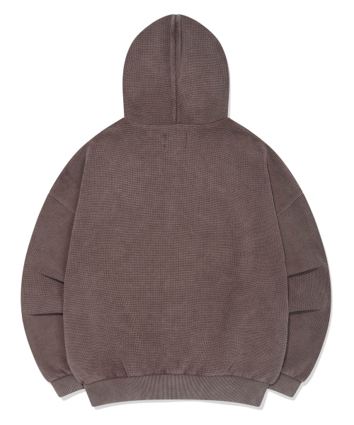 Retriever Club（レトリーバークラブ）の「SCRIPT WAFFLE HOOD ZIP UP [BROWN]（パーカー・レディース・その他・S/M）」の12枚目の写真