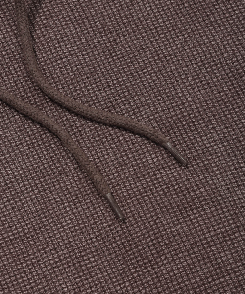 Retriever Club（レトリーバークラブ）の「SCRIPT WAFFLE HOOD ZIP UP [BROWN]（パーカー・レディース・その他・S/M）」の2枚目の写真