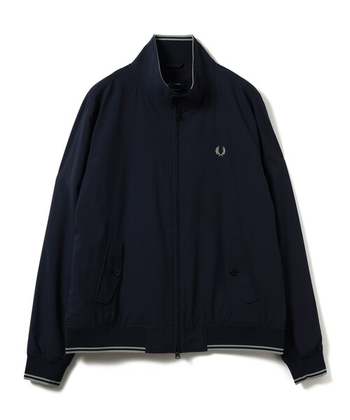 FRED PERRY（フレッドペリー）の「【別注】FRED PERRY / Harrington Jacket 26SS（ブルゾン・メンズ・ブラック/ネイビー・SMALL/MEDIUM/LARGE/X-LARGE）」の2枚目の写真