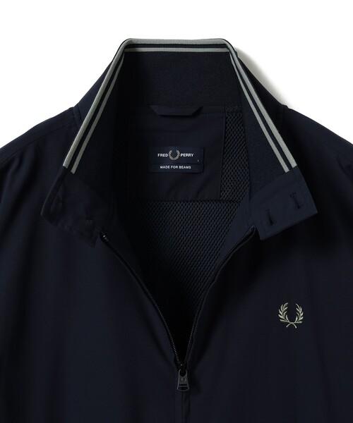 FRED PERRY（フレッドペリー）の「【別注】FRED PERRY / Harrington Jacket 26SS（ブルゾン・メンズ・ブラック/ネイビー・SMALL/MEDIUM/LARGE/X-LARGE）」の3枚目の写真