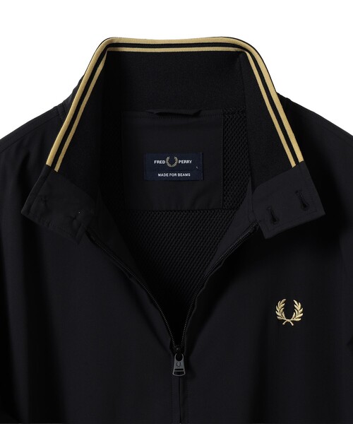 FRED PERRY（フレッドペリー）の「【別注】FRED PERRY / Harrington Jacket 26SS（ブルゾン・メンズ・ブラック/ネイビー・SMALL/MEDIUM/LARGE/X-LARGE）」の8枚目の写真