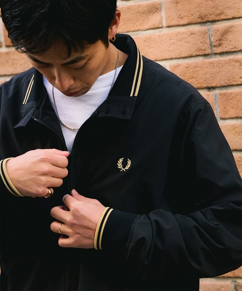 Fred Perry 黒 ジャケット ブルゾン 短丈 Buy Fred Perry Black Brentham Jacket from Next USA