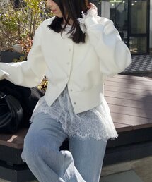 CAPRICIEUX LE'MAGE | ダンボールタックスリーブカーディガン(Tシャツ/カットソー)