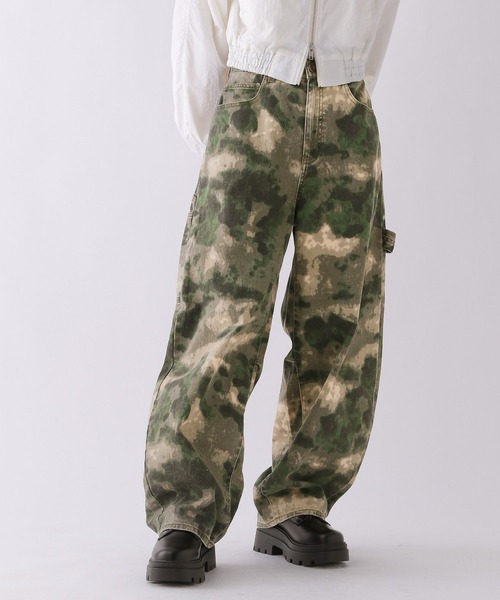 repipi armario（レピピ アルマリオ）の「デニムカーブペインターパンツ（デニムパンツ・キッズ・カモフラージュ/ブラック/ブルー・MEDIUM/LARGE/SMALL）」の10枚目の写真