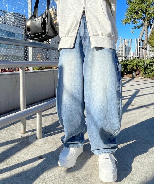 repipi armario（レピピ アルマリオ）の「デニムカーブペインターパンツ（デニムパンツ・キッズ・カモフラージュ/ブラック/ブルー・MEDIUM/LARGE/SMALL）」の22枚目の写真