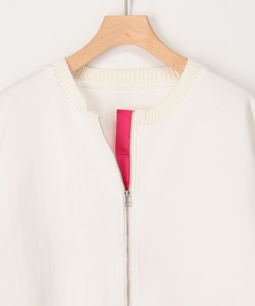 MICO COULIER（ミコクリエ）の「ケーブルドッキングカーディガン（カーディガン/ボレロ・レディース・オフホワイト/ライトグレー・38）」の18枚目の写真