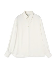 Double Cloth Chin Tab Long Sleeve Shirt